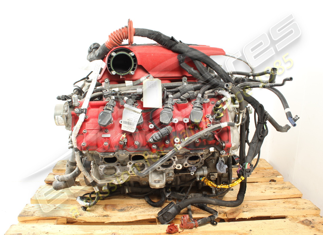gebraucht ferrari 488 kompletter motor. teilenummer 754023000 (4)
