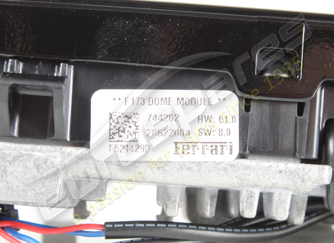 GEBRAUCHTE FERRARI DECKENLEUCHTE. TEILENUMMER 744262 (4) gebrauchte ferrari deckenleuchte. teilenummer 744262 (4)