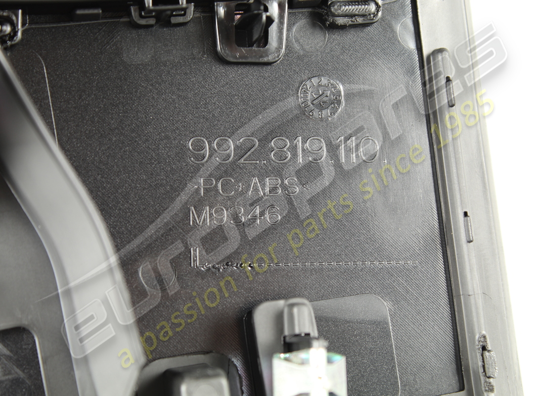 neue porsche bedienfeld mit lüftungsschluss schwarz. teilenummer 992819110c5q0 (4)
