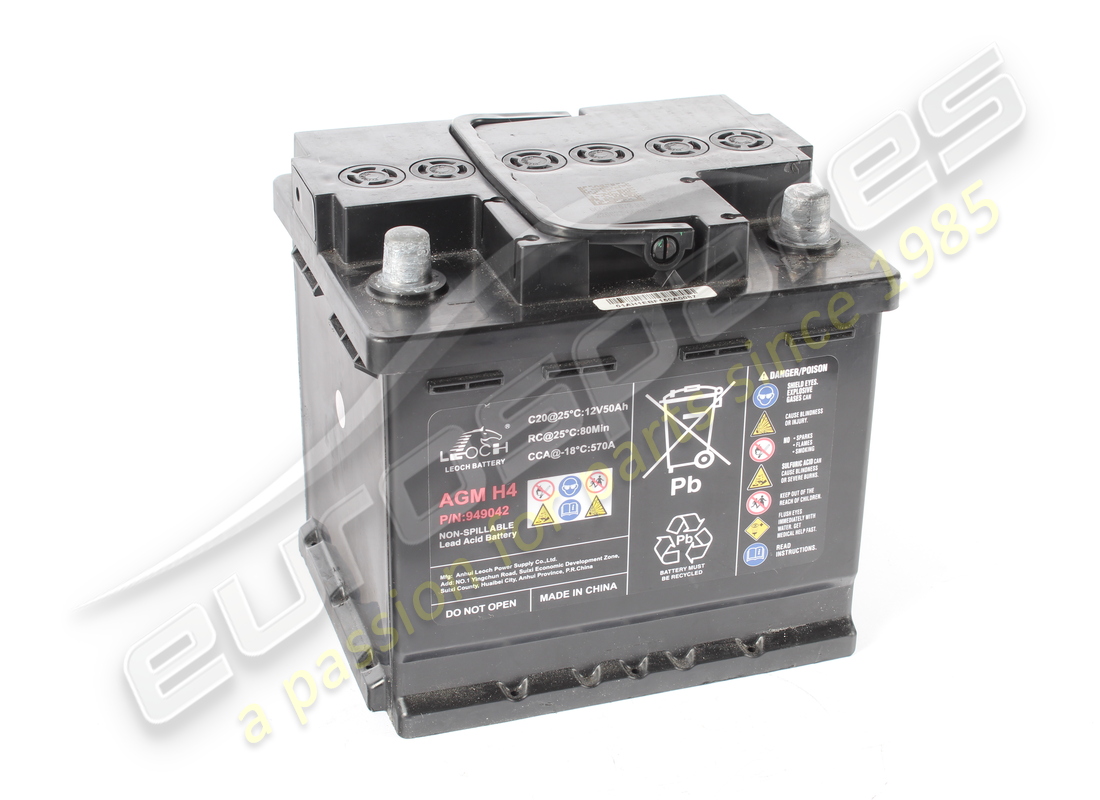 GEBRAUCHTE FERRARI BATTERIE LEOCH PB 50AH. TEILENUMMER 949042 (3) gebrauchte ferrari batterie leoch pb 50ah. teilenummer 949042 (3)