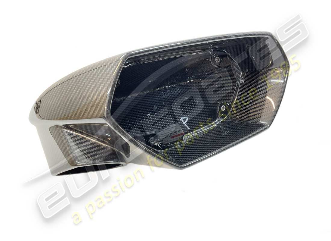 neues lamborghini glänzendes carbon-spiegelkappen-kit + schrauben. teilenummer 4t0898820j (4)