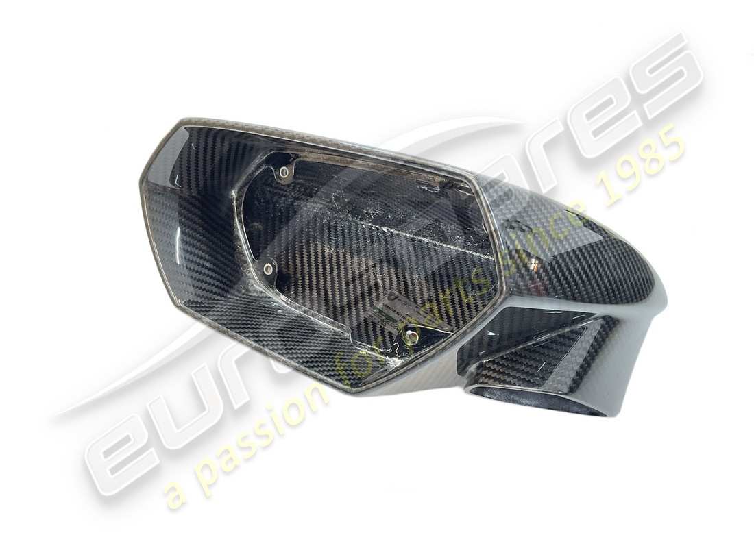 neues lamborghini glänzendes carbon-spiegelkappen-kit + schrauben. teilenummer 4t0898820j (3)