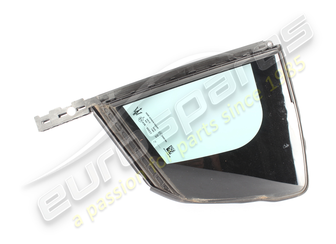 GEBRAUCHTES Maserati HINTERES HINTERES SEITENFENSTER LINKS. TEILENUMMER 670157147 (1)