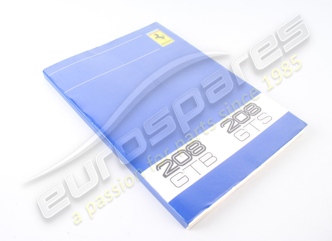 neu ferrari 208 gtb/gts benutzerhandbuch. teilenummer 95990034 (1)