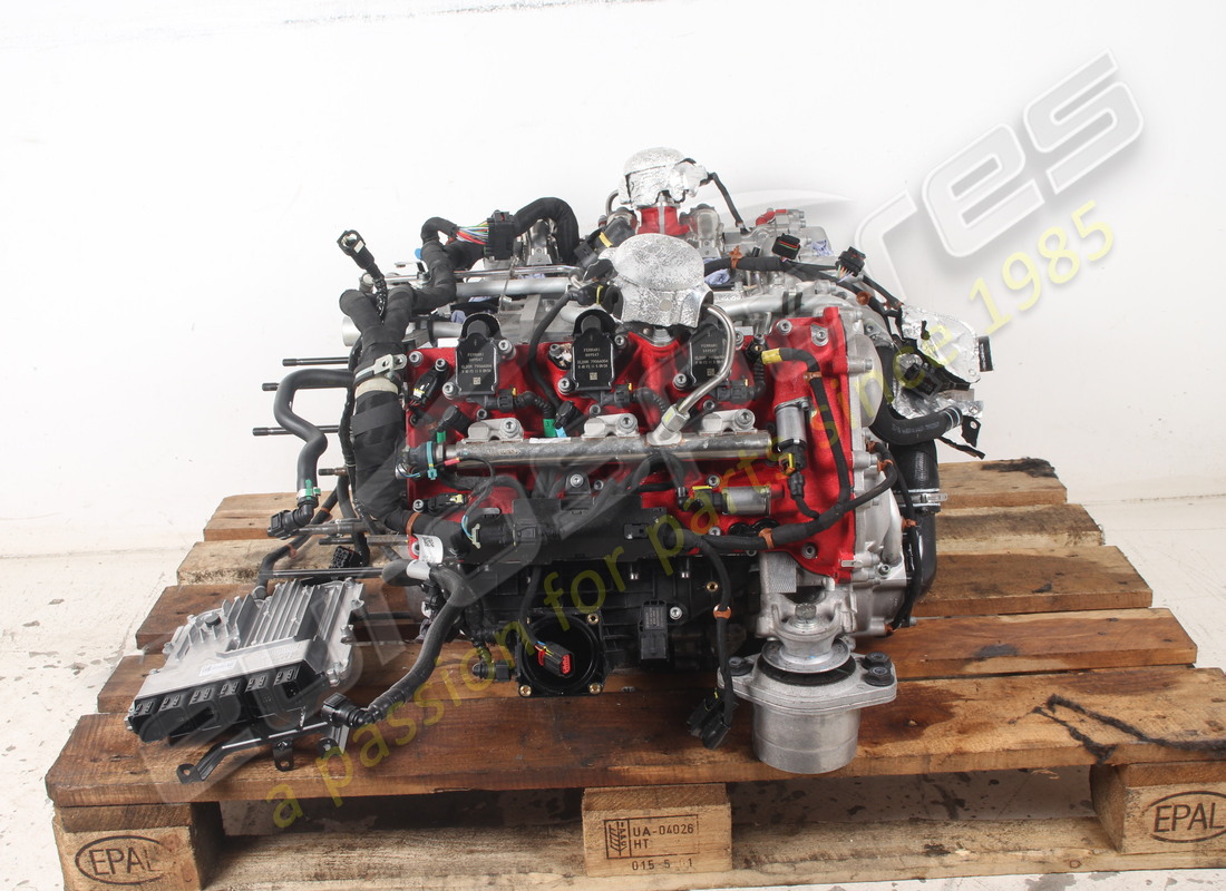 gebrauchter ferrari 296 motor. teilenummer 985000364 (2)