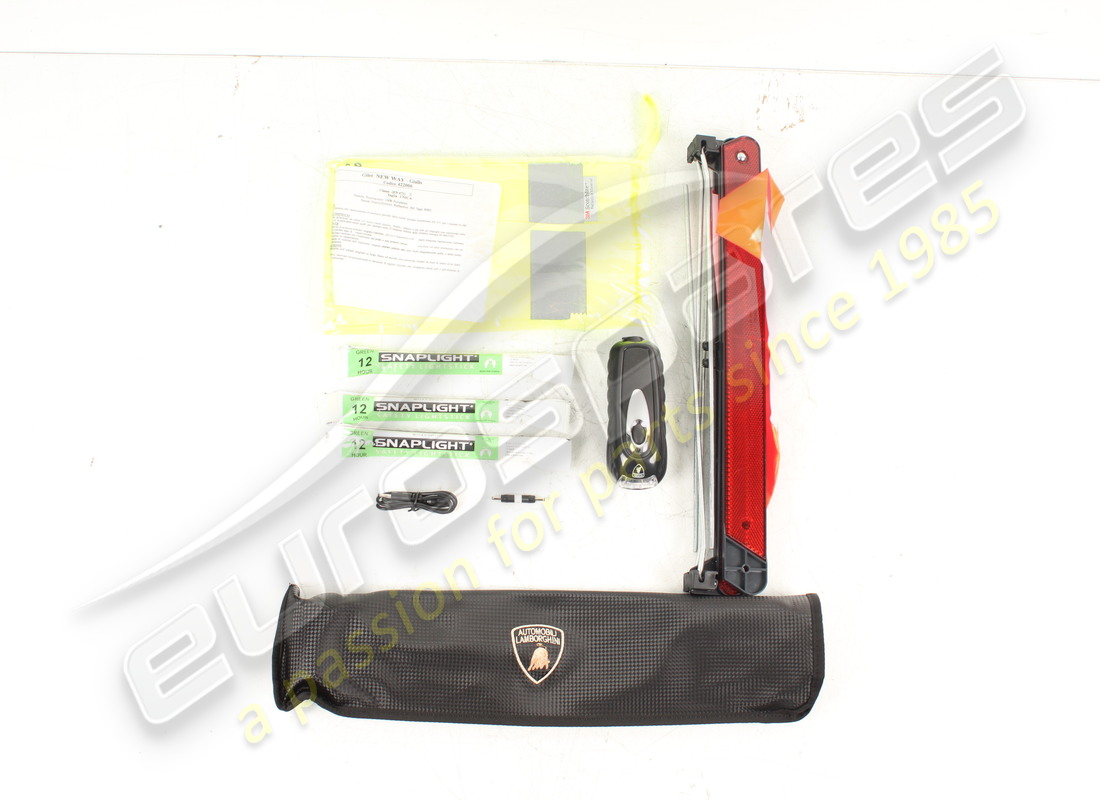 gebrauchtes lamborghini erste-hilfe-set (unvollständig, wie auf den fotos gezeigt). teilenummer or1400561 (3)