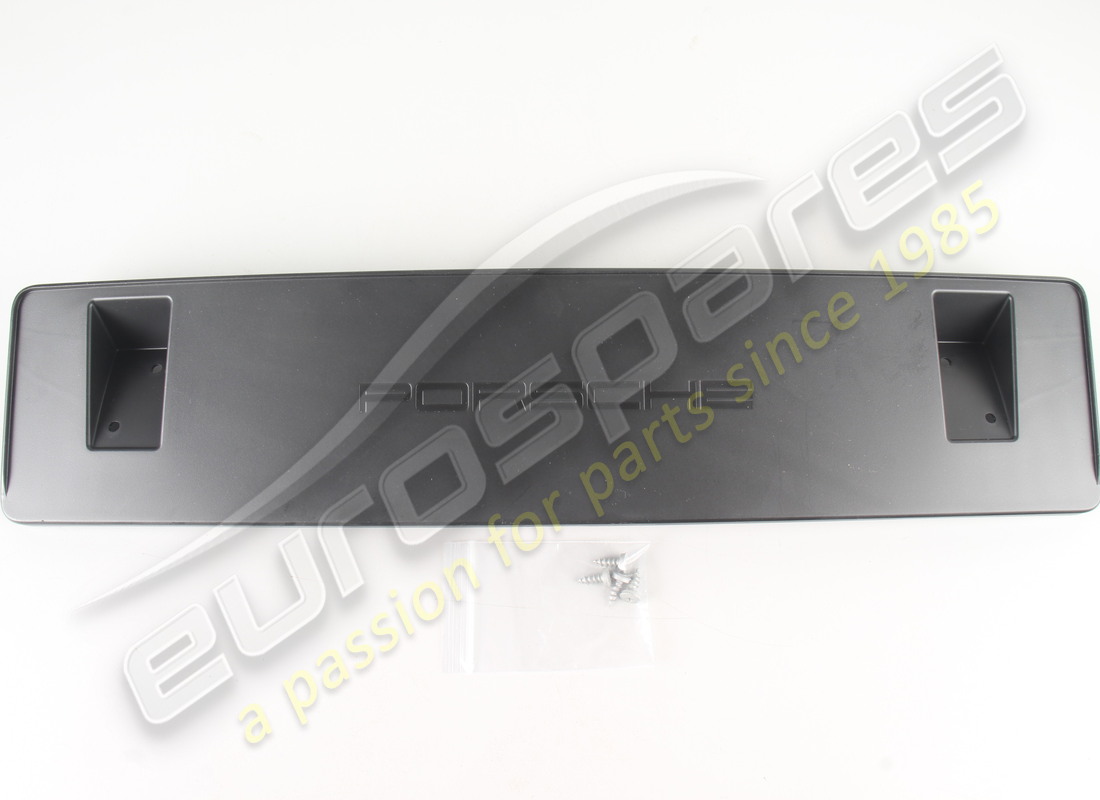 neu porsche kennzeichenhalter schwarz. teilenummer 95b807287ag1e0 (1)