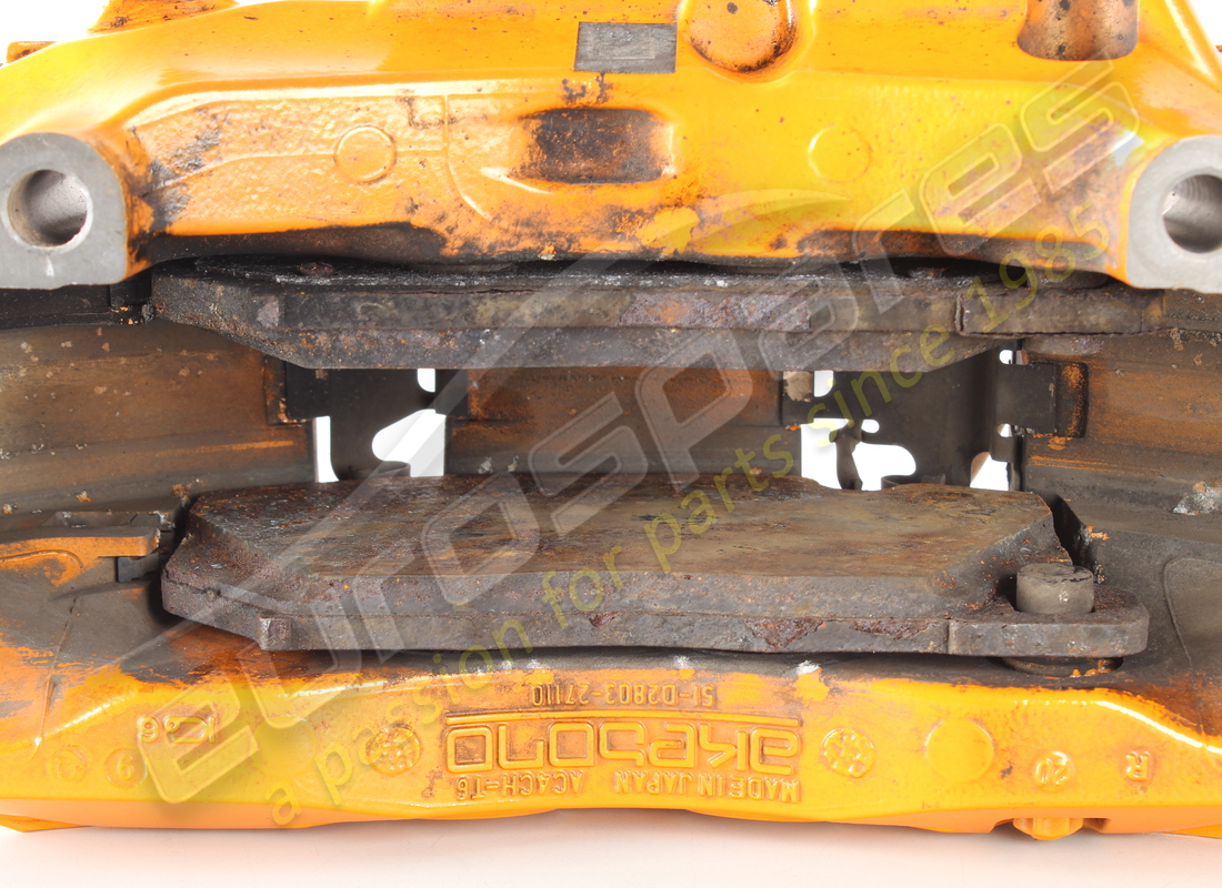 GEBRAUCHTER LAMBORGHINI BREMSSATTEL 21 KERAMIK 10K. TEILENUMMER 4M0615106KM (6) gebrauchter lamborghini bremssattel 21 keramik 10k. teilenummer 4m0615106km (6)