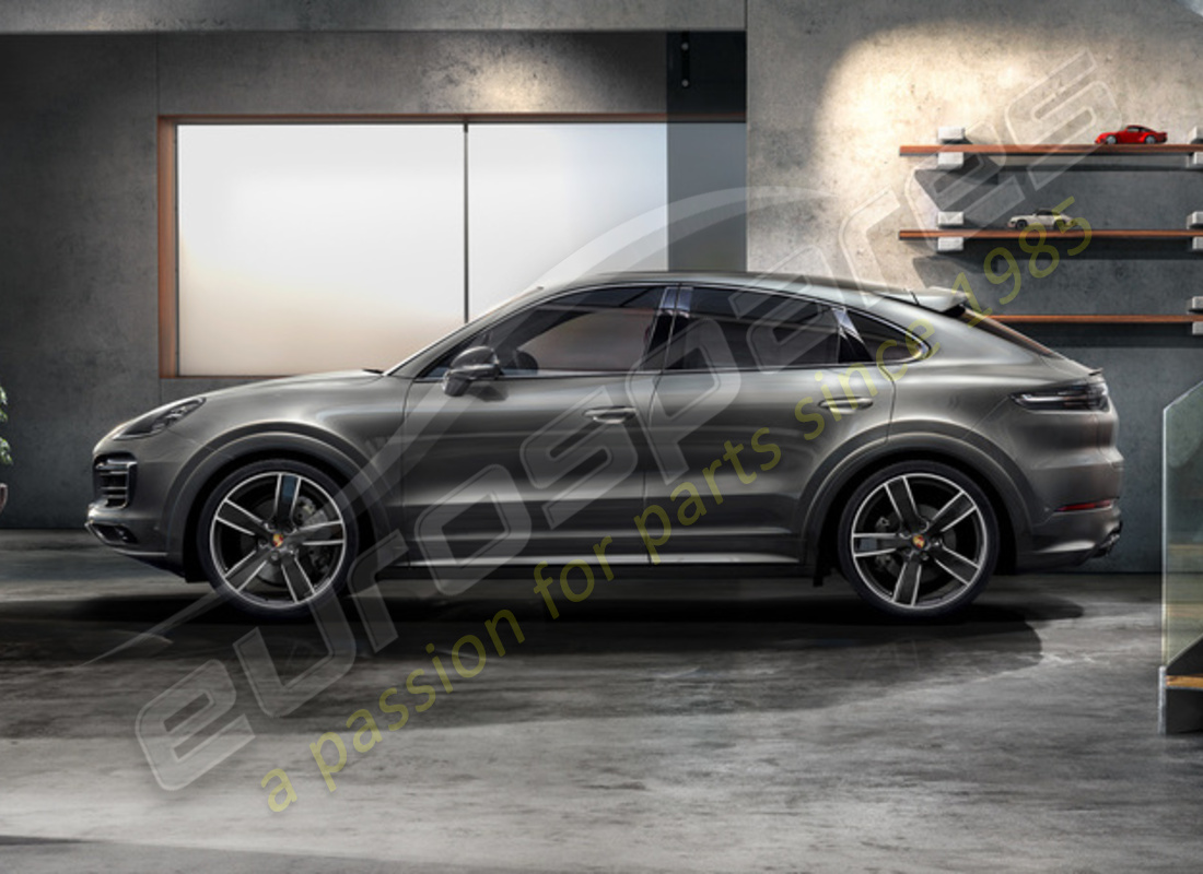 neu porsche 22 zoll cayenne sport classic sommerradsatz - schwarz lackiert (hochglanz). teilenummer 9y0044640r (2)