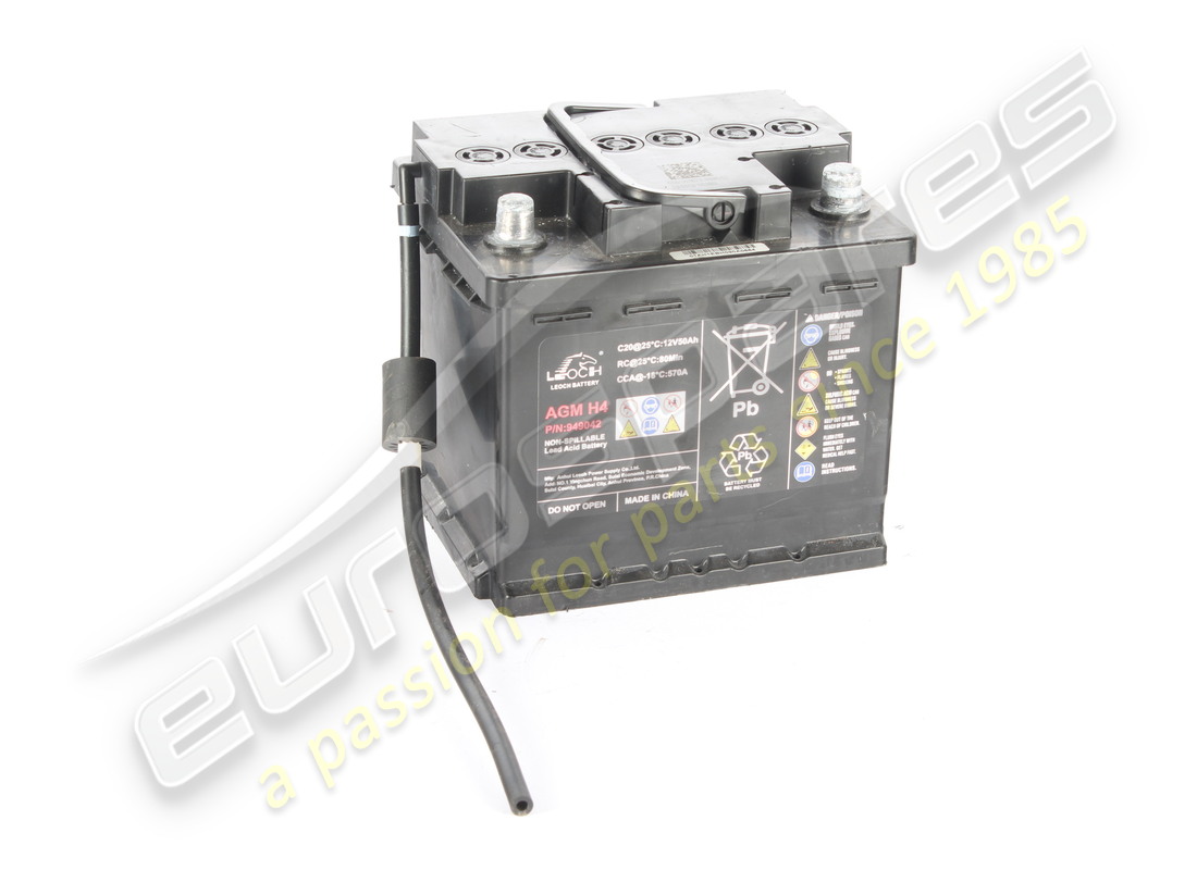 gebrauchte ferrari batterie leoch pb 50ah. teilenummer 949042 (3)