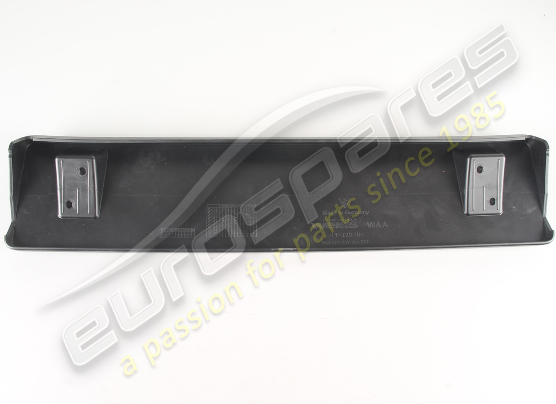 neu porsche kennzeichenhalter schwarz. teilenummer 95b807287ag1e0 (2)