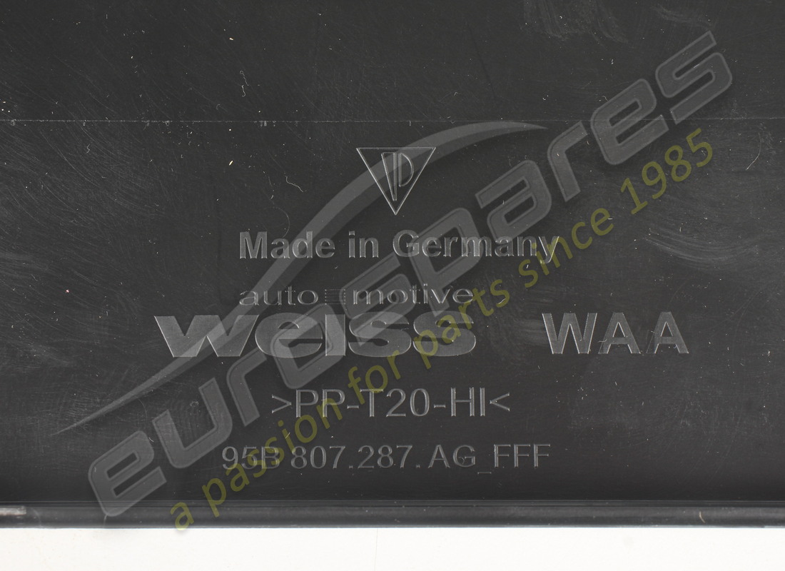 neu porsche kennzeichenhalter schwarz. teilenummer 95b807287ag1e0 (3)