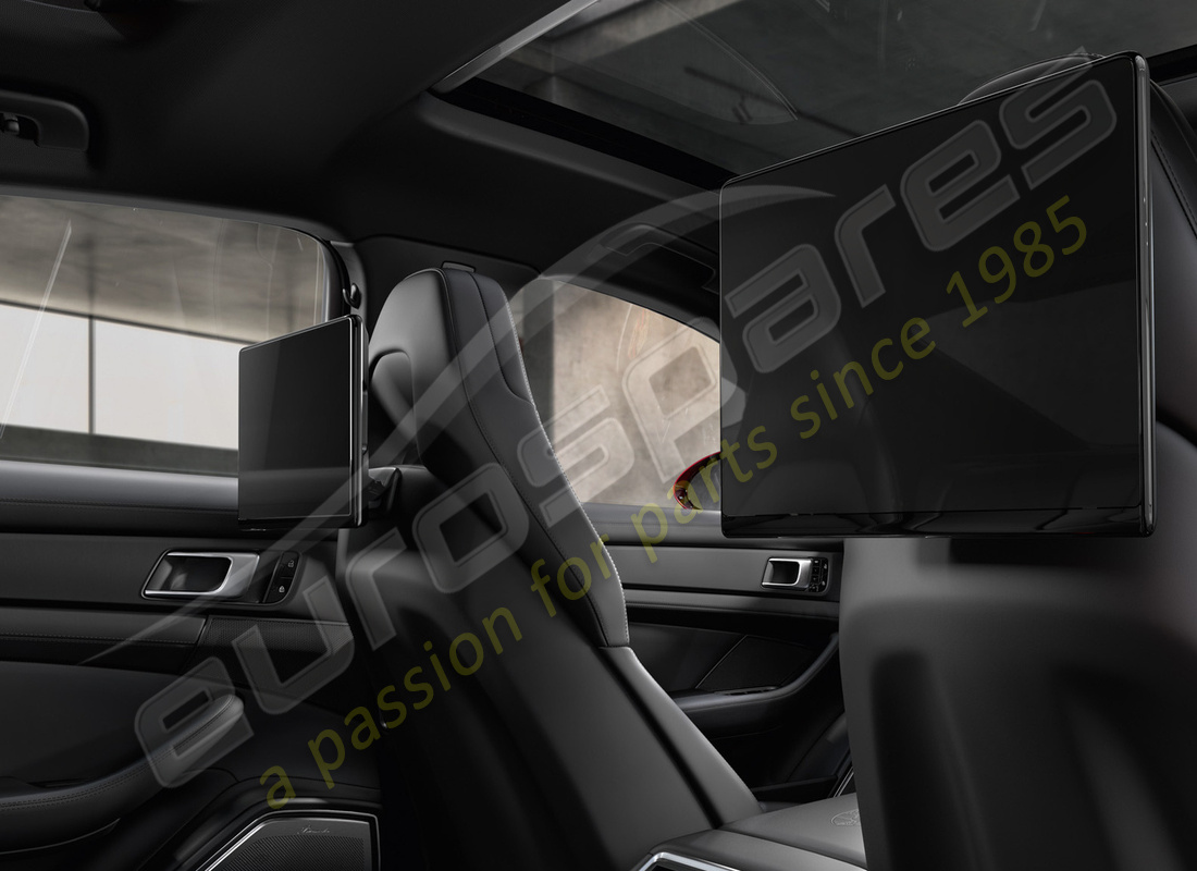 neu porsche unterhaltung auf den rücksitzen. teilenummer 9y0088812 (2)