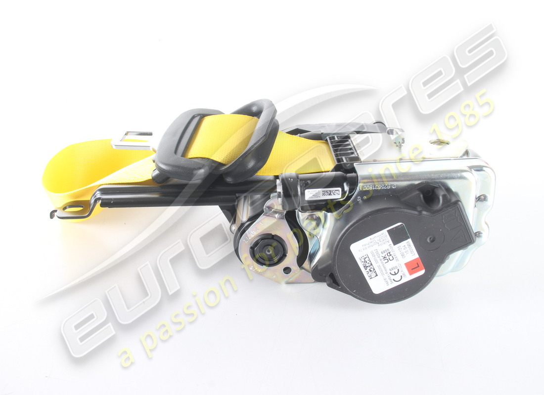 neuer porsche drei-punkt-sicherheitsgurt, rennsportgelb. teilenummer 992857705ak1s1 (3)