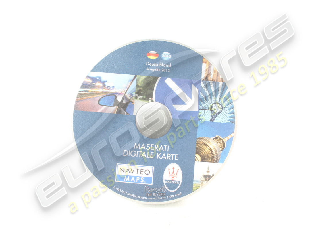neue maserati navigationskarte - europaversion. teilenummer 940000251 (2)