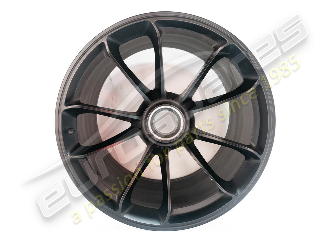 GEBRAUCHTE Porsche LEICHTMETALLFELGE MIT ZENTRALVERSCHLUSS MATTSCHWARZ . TEILENUMMER 99136218982JE1 (1)