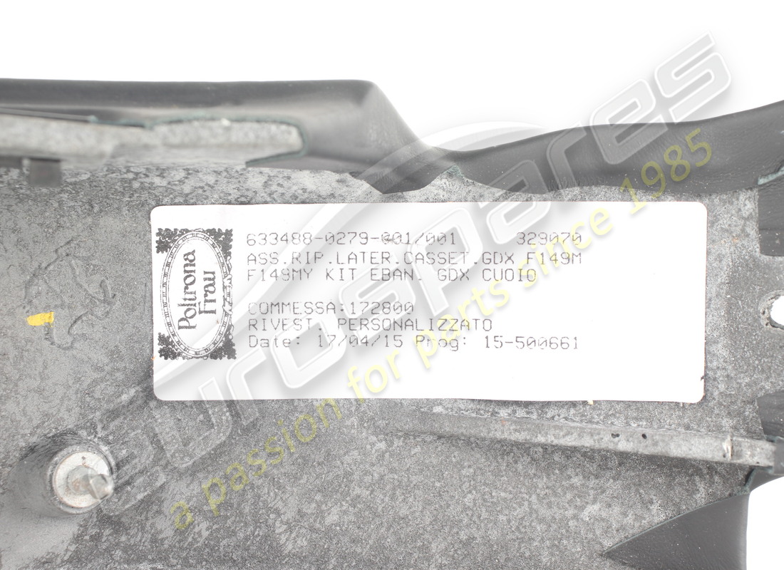 gebraucht ferrari seitliches handschuhfach li. teilenummer 85907504 (3)