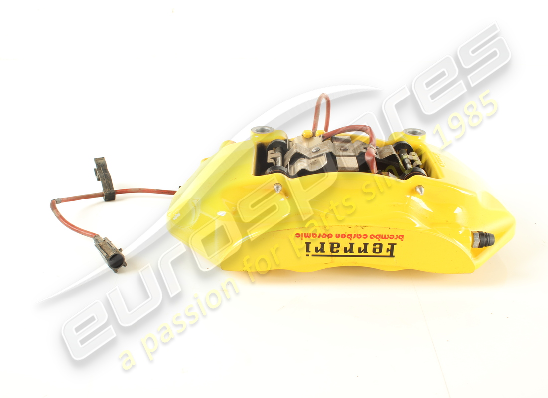 GEBRAUCHT Ferrari BREMSSATTEL KOMPLETT CARBON KERAMIK POST.SX GIAL . TEILENUMMER 875183 (1)