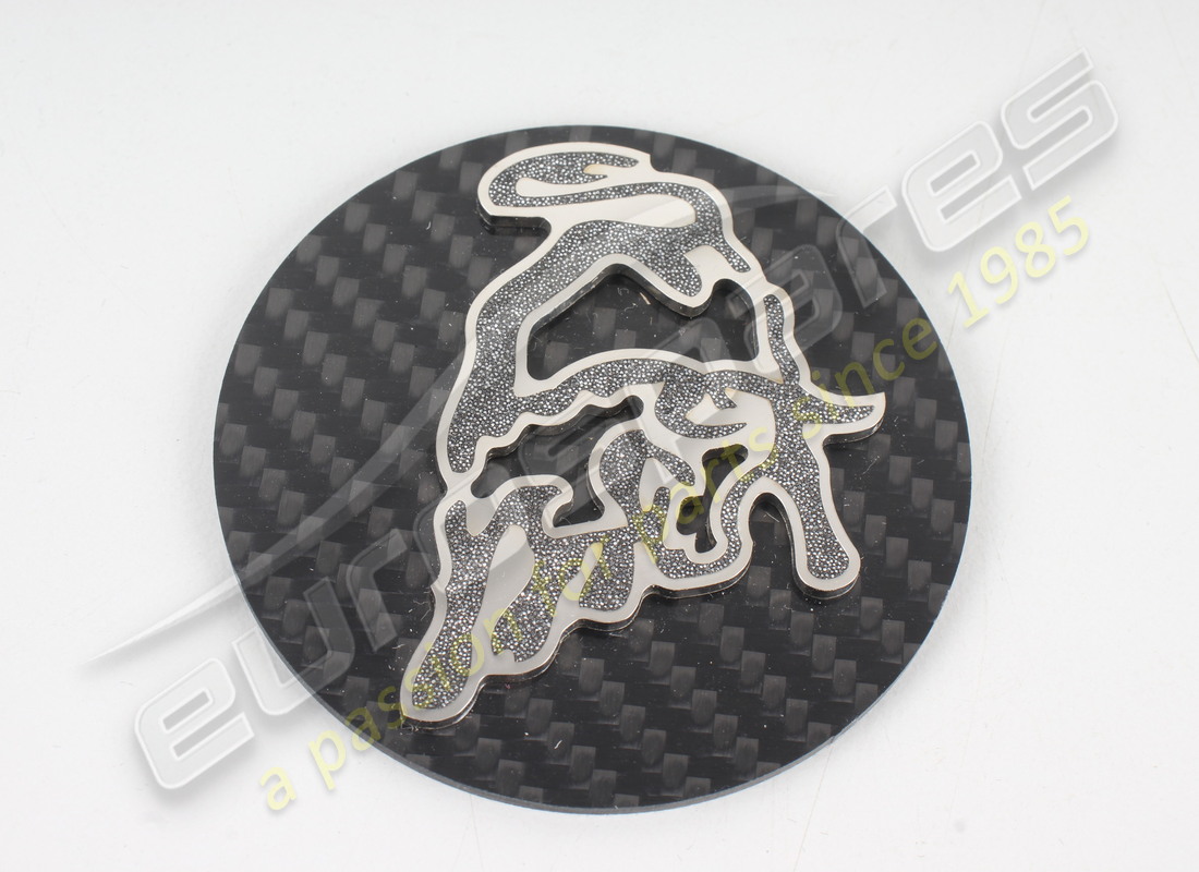 neu lamborghini carbonfaser + diamanten-felgenabzeichen für disp. teilenummer 400998250b (2)