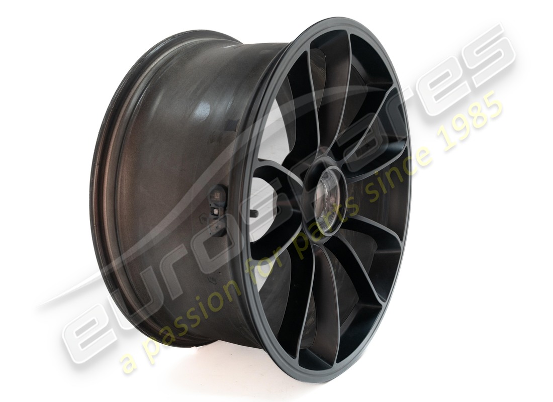 gebrauchte porsche vordere leichtmetallfelge, gt3 rs mattschwarz. teilenummer 99136216382je1 (2)