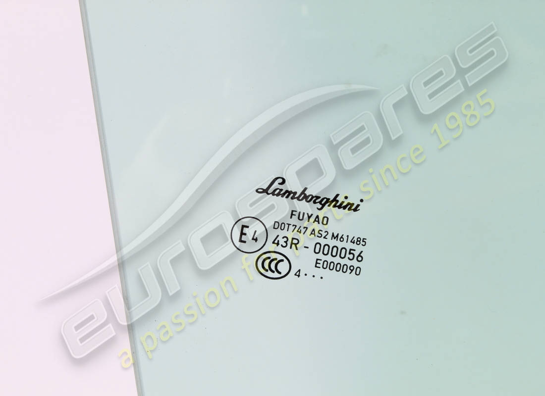 new (other) lamborghini door window, front. part number 4ml845202a (2)