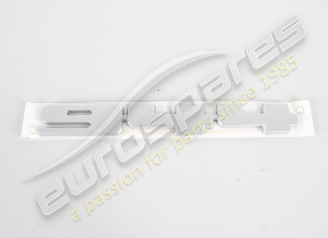 neue porsche inschrift - silber - d >>- mj 1989. teilenummer 94455919301 (1)