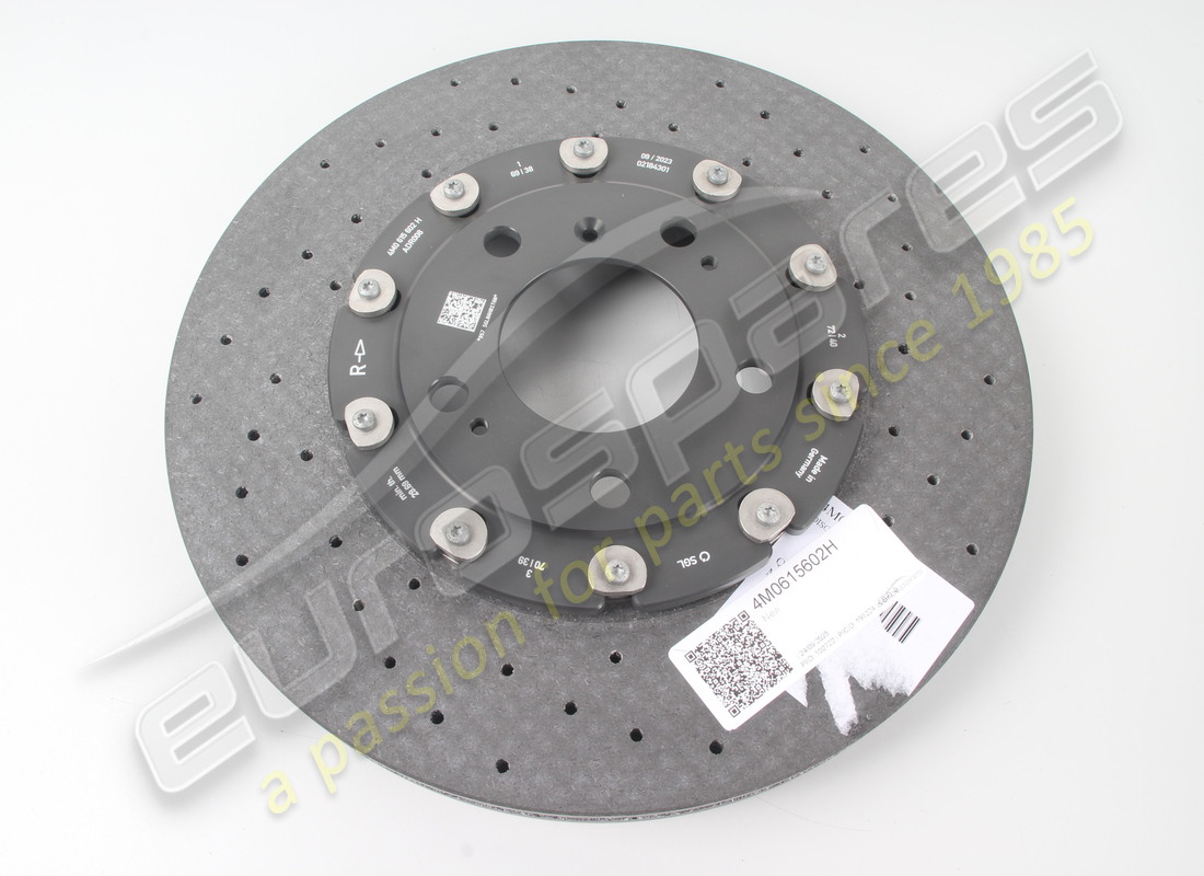 neue lamborghini keramik-bremsscheibe (belüftet), 370 x 30. teilenummer 4m0615602h (1)