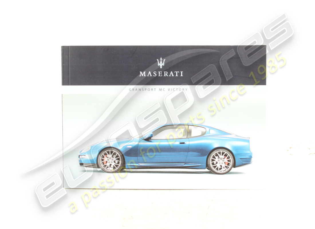 neu maserati bedienungsanleitung mc victory-italienisch. teilenummer 69939400 (1)