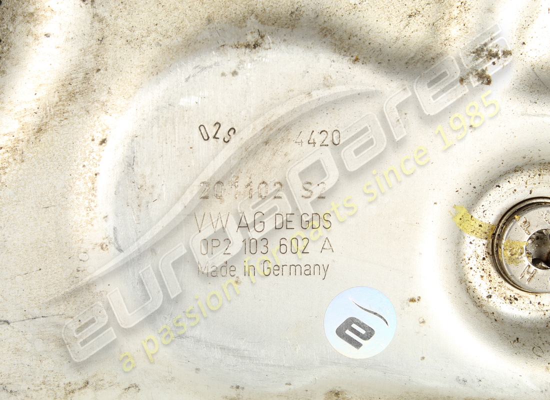 gebrauchte ölwanne lamborghini mit öffnung für teilenummer 0p2103602a (5)